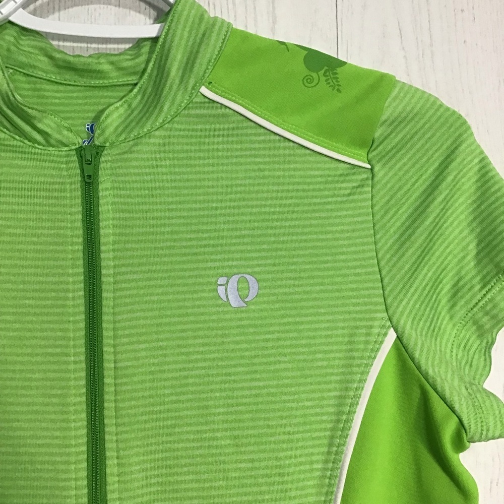 Pearl iZumi Full Zip Short Sleeve Bicycling Top size S - Picture 2 of 7